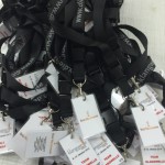 Jonas Druck individuelle Veredelung von Lanyards als Werbemittel für die Klangwelle.